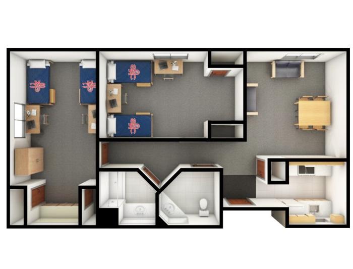 upper townhouse layout